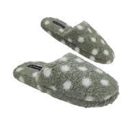 de fonseca DeFonseca Le Puà! Bellissime Ciabatte Donna per Casa in Pile, Pantofole Invernali con Pelo, Calde Slippers Imbottite, Comode e Leggere, Suola AntiGraffio Vera Qualità (Verde Muschio, 40)