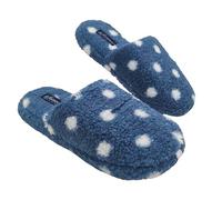 de fonseca DeFonseca Le Puà! Bellissime Ciabatte Donna per Casa in Pile, Pantofole Invernali con Pelo, Calde Slippers Imbottite, Comode e Leggere, Suola AntiGraffio Vera qualità (Blu di Prussia, 40)