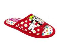 de fonseca Disney Minnie Ciabatte Pantofole Cotone Bambina MOD. Roma Topi 60 Red