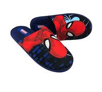de fonseca Disney Pantofole Spiderman Ciabatte IN COTONE da bambino de roma K791 (BLU SCURO, 32 EU, numeric_32)