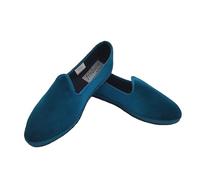 de fonseca Friulane Donna Le Originali in Velluto, Scarpe Fondo Bicicletta Ballerine per Tutte Le Stagioni (Blu Pavone, Sistema Taglie Calzature EU, Adulto, Donna, Numero, Media, 37)