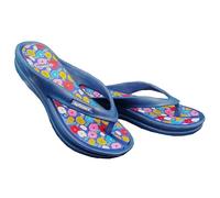 de fonseca Ischia Super Ciabatte Donna Infradito, Ciabatta in Gomma per Casa, Mare e Spiaggia FlipFlop Estive con Zeppa (Blu, Sistema Taglie Calzature EU, Adulto, Donna, Numero, Media, 37)