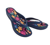de fonseca Ischia Super Ciabatte Donna Infradito, Ciabatta in Gomma per Casa, Mare e Spiaggia FlipFlop Estive con Zeppa (Blu Scuro, Sistema Taglie Calzature EU, Adulto, Donna, Numero, Media, 40)