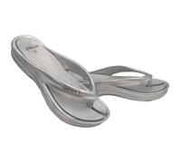 de fonseca Ischia Super Ciabatte Donna Infradito, Ciabatta in Gomma per Casa, Mare e Spiaggia FlipFlop Estive con Zeppa (Argento, Sistema Taglie Calzature EU, Adulto, Donna, Numero, Media, 39)