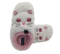 de fonseca Le Dormigatto Ciabatte Donna Invernali, Pantofole Pelose da Casa, Babucce Chiuse Calde e Comode (Moppina Panna, Sistema Taglie Calzature EU, Adulto, Numero (Range), Media, 38, 39)