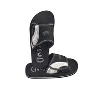 de fonseca Originale Modello Amalfi Ciabatte Pantofole Uomo Strappo Suola Anatomica Fondo AntiGraffio per Casa Giardino Spiaggia Doccia qualità Italiana (Nero M1, 39)