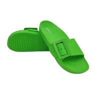 de fonseca Originale Modello Sestrip Ciabatta Pantofola Donna con Fascia Regolabile in Gomma per Casa Giardino Spiaggia Piscina Qualità Marchio Italiano (Verde, 37)