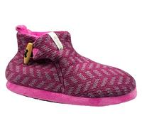 de fonseca Pantofole a stivaletto Donna Invernali - calde Babbucce antiscivolo in Maglia da casa