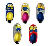 de fonseca Pantofole Bambino/Bambina con stampa Minions, Mocassino invernale morbido, Antiscivolo