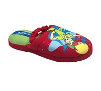 de fonseca Pantofole Bimbo Disney PETER PAN Fresche in Cotone da interni Stanza con Elastico FINO AL 29/30 (ROSSO, numeric_33)