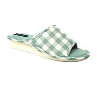 de fonseca Pantofole Ciabatte Estive Donna in Tessuto con Fodera in Cotone e Suola Rinforzata TPR - Mod. TERNI E PA W840 (Verde, 40)