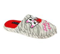 de fonseca Pantofole Ciabatte Invernali Donna MOD. Roma Top I W747 GRIGIO