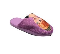 de fonseca Pantofole Disney Frozen Ciabatte in Cotone da Bimbana. (LILLA, numeric_28)