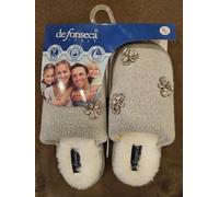 DE FONSECA PANTOFOLE DONNA CUNEO I WA31 GRIGIO INVERNALI DAL 36 AL 41 NEW