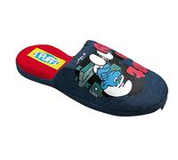 de fonseca Pantofole Uomo I PUFFI chiuse in Cotone da interno puffo Brontolone NOT MY DAY