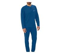 de fonseca Pigiama da Uomo Lungo Jersey 100% Cotone, Art. 1068 Avion 4XL