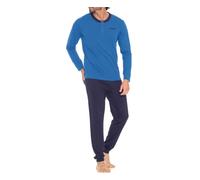 de fonseca Pigiama da Uomo Lungo Jersey 100% Cotone, Art. 1069 Avion L