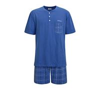 de fonseca Pigiama Uomo 100% Cotone Manica Pantalone Corto, Art. 2057 Avion M