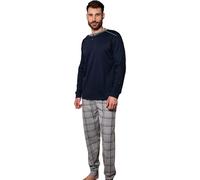 de fonseca Pigiama Uomo in Caldo Cotone, Art. FR241 Grigio Melange XL