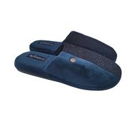 de fonseca Savoia Ciabatte Uomo Invernali da Casa, Pantofole Chiuse e Calde, Produzione Artigianale (Blu, 42/43, Sistema Taglie Calzature EU, Adulto, Uomo, Numero (range), Media, 42, 43)