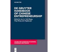 De Gruyter Handbook of Chinese Entrepreneurship – Editore De Gruyter