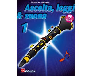 DE HASKE ASCOLTA LEGGI E SUONA 1 METODO PER CLARINETTO CON CD di J.KASTELEIN