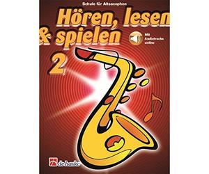 De Haske Hören, lesen, spielen, Band 2 Alt-Saxophon, Buch - Didattica per fiati