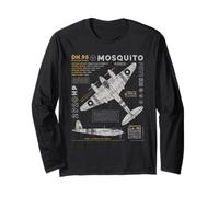 de Havilland Mosquito Fighter Bomber | British WW2 RAF DH.98 Maglia a Manica