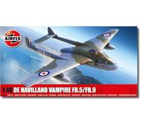 De Havilland Vampire Fb.5/fb.9 1:48 Plastic Model Kit AIRFIX
