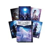 DE LA NUIT LENORMAND ORACLE CARDS DECK E LIBRO SIBILLE FANTASY LO SCARABEO NUOVO