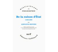 De la raison d'Etat (1589-1598)