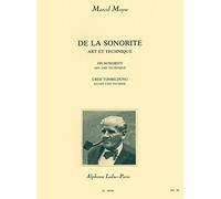 De La Sonorite Art Et Technique Flute