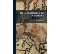 De la statistique de la Baranya
