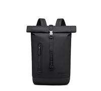 DE LAMASSU® Cassius Business Laptop Zaino 12-16 pollici - Impermeabile & Multifunzionale - Slim Rolltop - Compatibile con MacBook, Dell, HP, Lenovo, ASUS, Acer - Uomo e Donna con cinghia trolley, Nero