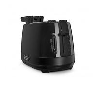 De Longhi CTLAP2203BK Nero Tostapane 2 Pinze 550W 2 Pinze 6 Livelli Cottura