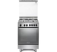 DMX64LSG - Cucina a gas con forno elettrico, 60x60 cm, Inox, Classe energetica A