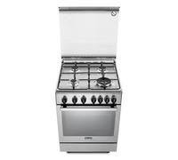 De Longhi Cucina Gas Forno Elettrico/Gas PGVX 64 LSG Inox