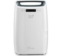 De Longhi Deumidificatore Portatile per la casa muffa 16 Litri in 24 Ore Capacità Tanica 2,1 Litri con Timer colore Bianco - DEXD216RF