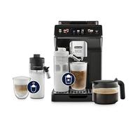 De'Longhi Eletta Explore ECAM452.57.G, Macchina da Caffè Automatica, Schiume di latte calde e fredde in automatico, oltre 40 Bevande, Schermo Touch a Colori, Caraffa Caffè Americano Inclusa, Grigio