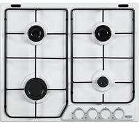De Longhi | FFB46ASV Piano Cottura a Gas da 60 cm 4 Fuochi, Bianco