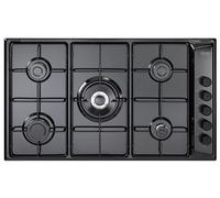 DE LONGHI FLN 59 DD PIANO COTTURA A GAS NERO 90 CM 5 FUOCHI 1 DOPPIA CORONA