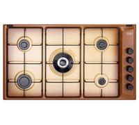 DE LONGHI FLT59DD PIANO COTTURA A GAS TERRA FRANCIA 90CM 5 FUOCHI DOPPIA CORONA
