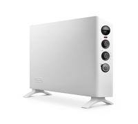 De’Longhi HSX 3320 FS stufetta elettrica Interno Nero, Bianco 2000 W Riscaldatore ambiente elettrico con ventilatore