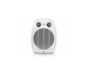 De’Longhi HVA3220 stufetta elettrica Interno Grigio, Bianco 2000 W Riscaldatore ambiente elettrico con ventilatore