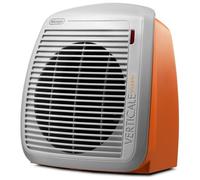 De’Longhi HVY1020 - Termoventilatore verticale da tavolo, Grigio-Arancione