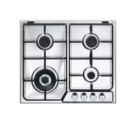 De’Longhi IF 46 ASDV SP N piano cottura Acciaio inox Da incasso 58 cm Gas 4 Fornello(i)