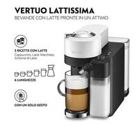 DE'LONGHI Vertuo Lattissima ENV300 MACCHINA CAFFÈ CAPSULE, Bianco