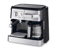 DE LONGHI - Macchina da Caff Combi Espresso Semi Automatica Serbatoio 1 L Potenza 1750 Watt Colore Nero / Argento