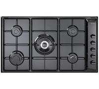 De’Longhi NL 59 DD piano cottura Nero Da incasso 90 cm Gas 5 Fornello(i)