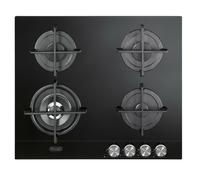 DE LONGHI NSL460N PIANO COTTURA IN VETRO 60 CM 4 FUOCHI GRIGLIE GHISA NERO